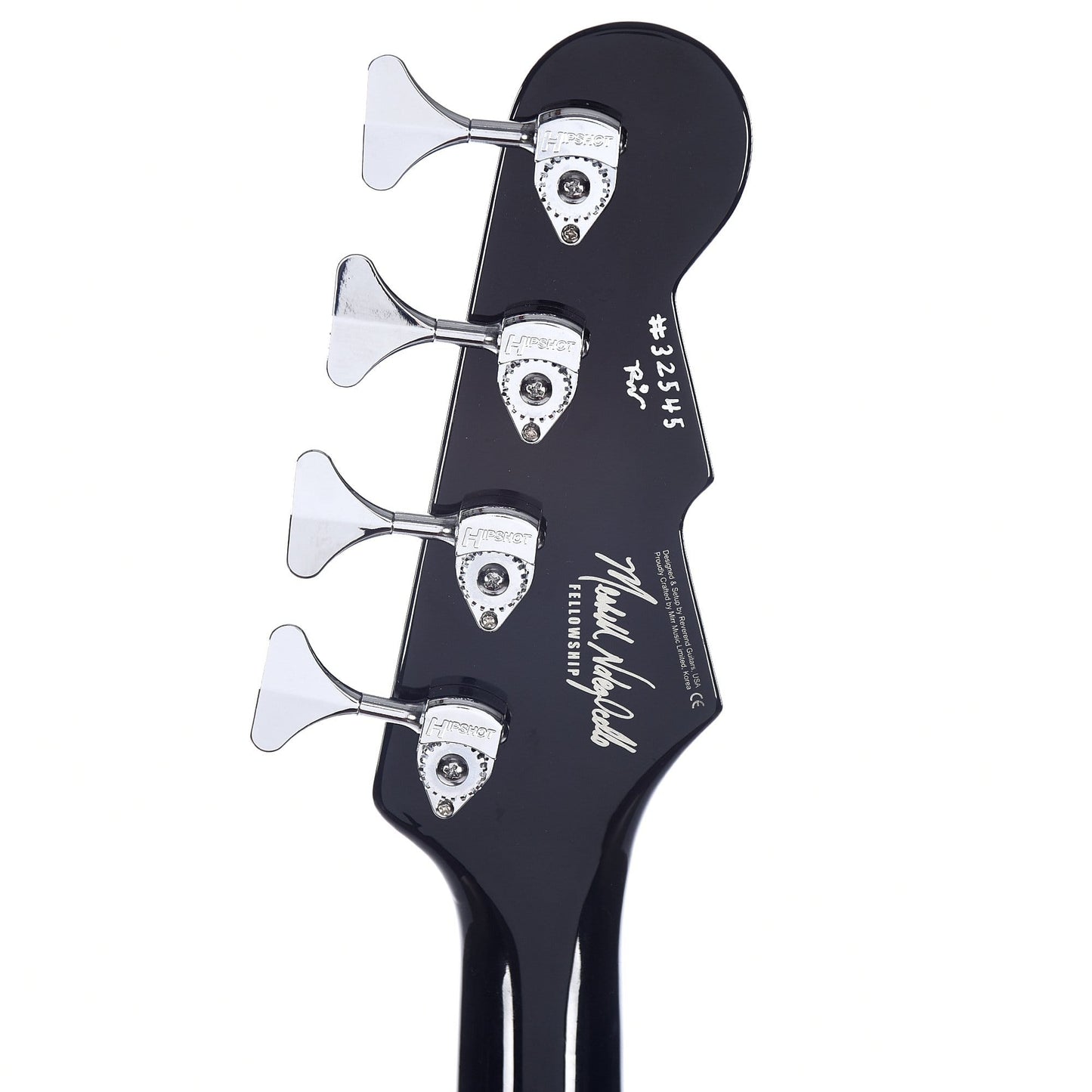 Reverend Meshell Ndegeocello Signature Fellowship Bass Pearl Black Bass Guitars / 4-String