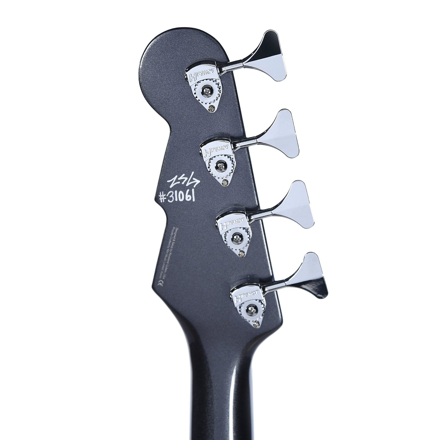 Reverend Thundergun Bass Gunmetal Gray Bass Guitars / 4-String