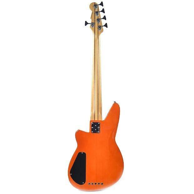 Reverend Mercalli 5 Bass Trans Orange Flame Maple Bass Guitars / 5-String or More