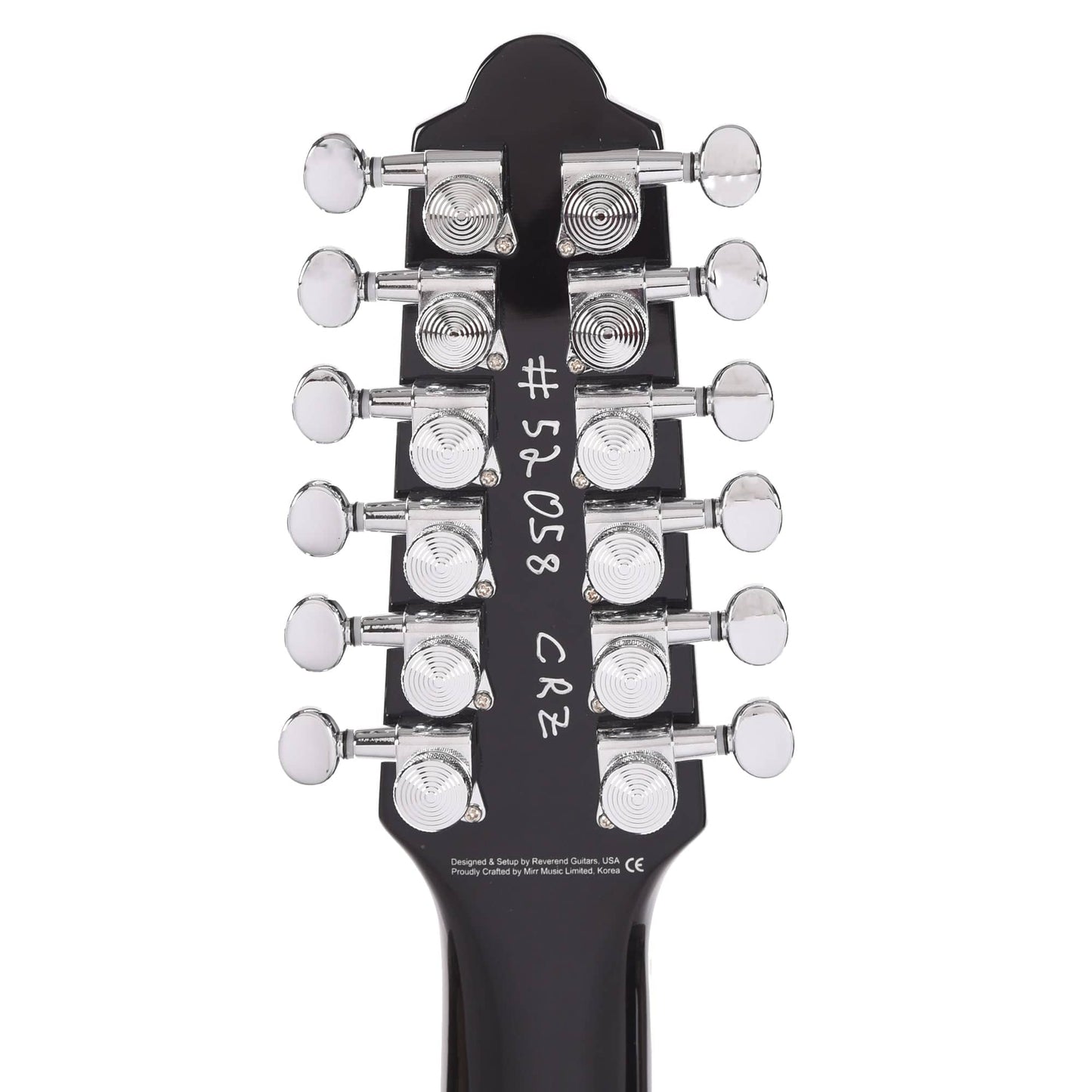 Reverend Airwave 12 Midnight Black Electric Guitars / 12-String