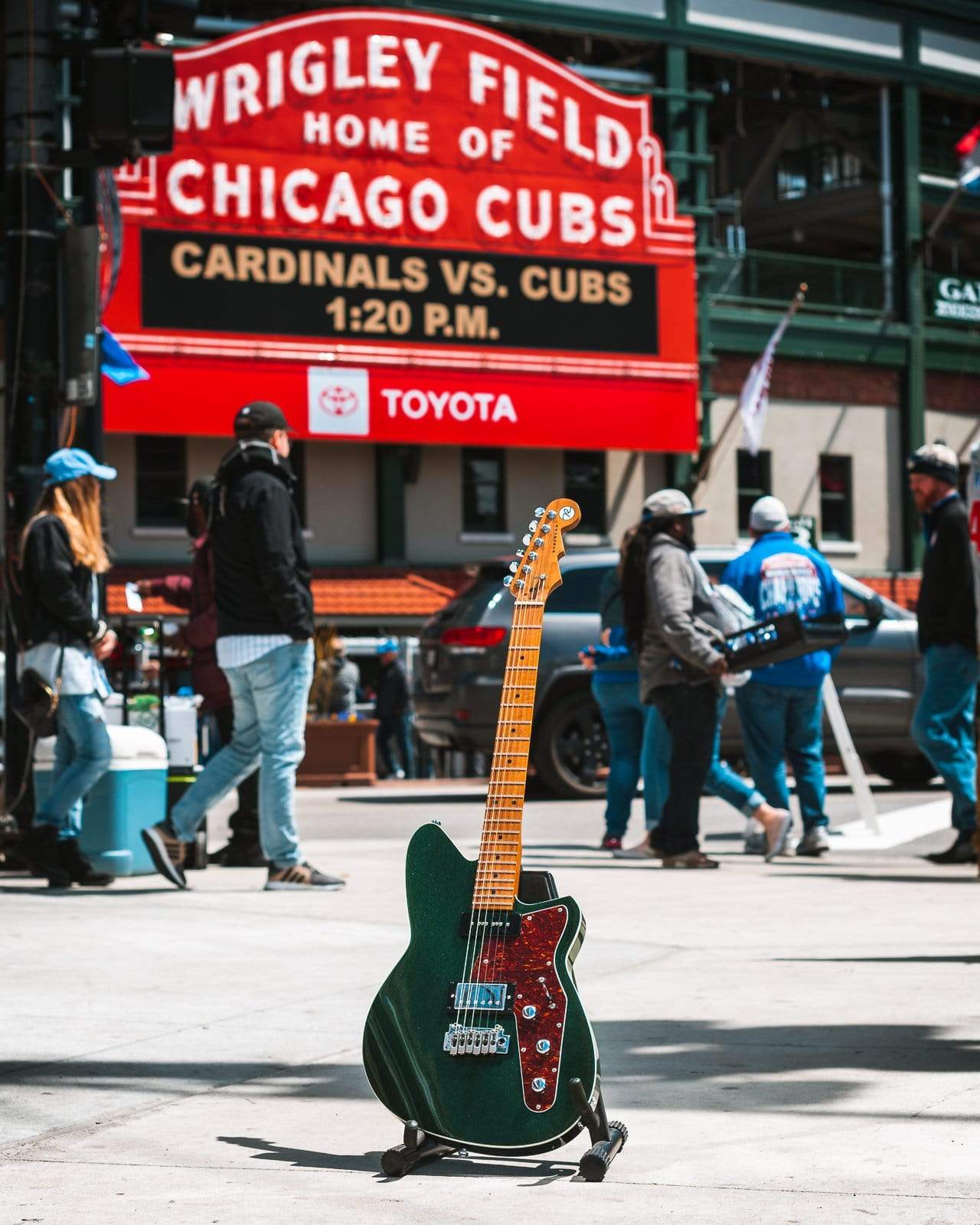 Reverend Double Agent W Outfield Ivy Metallic LE w/Roasted Maple Neck Electric Guitars / Solid Body
