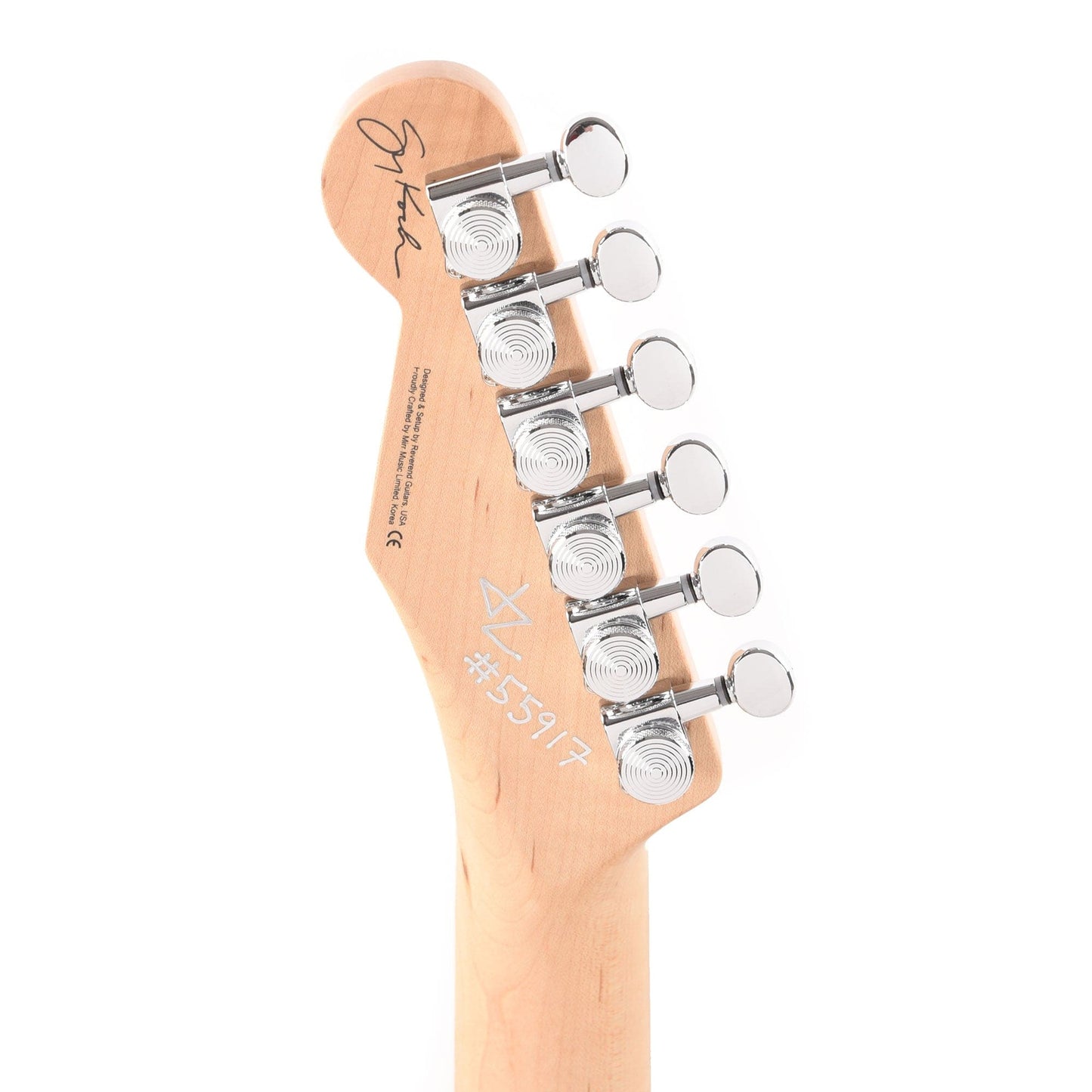 Reverend Greg Koch Signature Gristlemaster Transparent Orchid Pink Electric Guitars / Solid Body