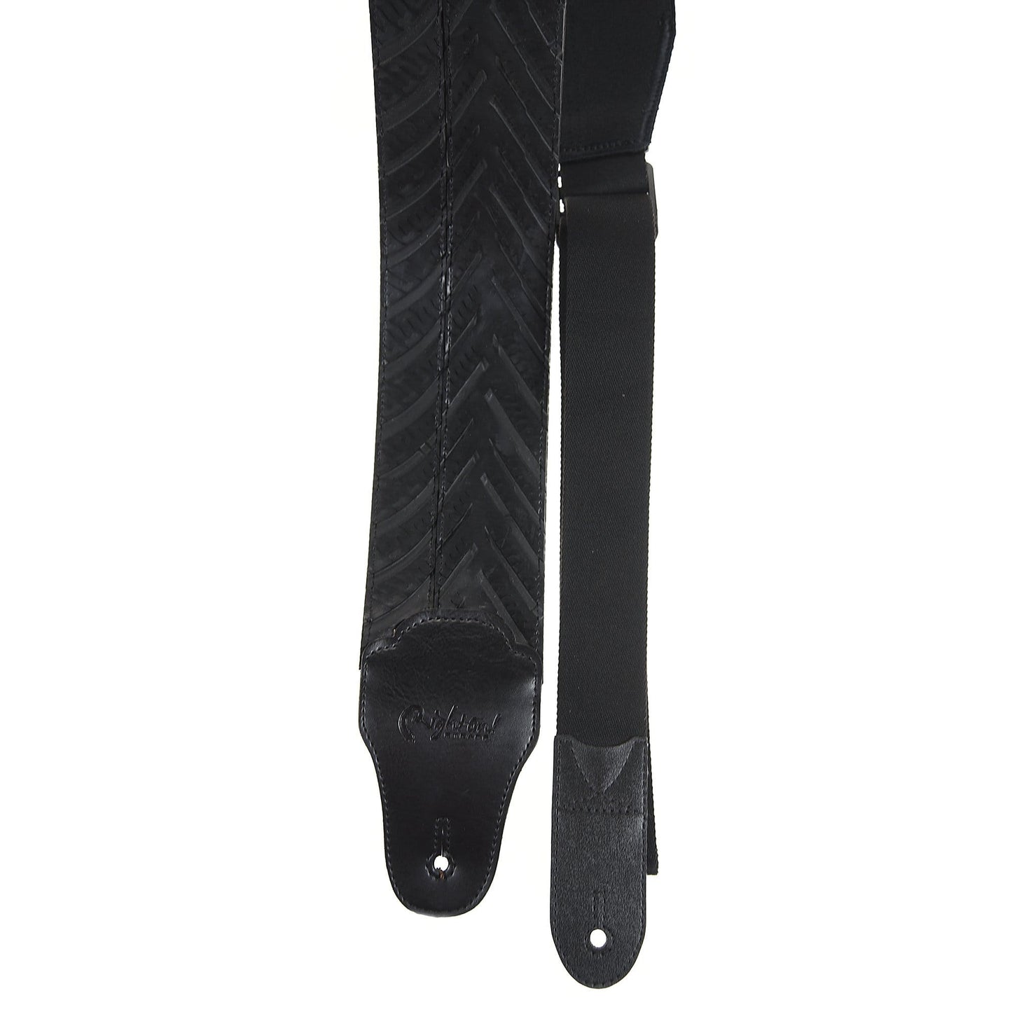 RightOn! Bassman Series Hot Wheels Black Vegan Bass Guitar Strap Accessories / Straps