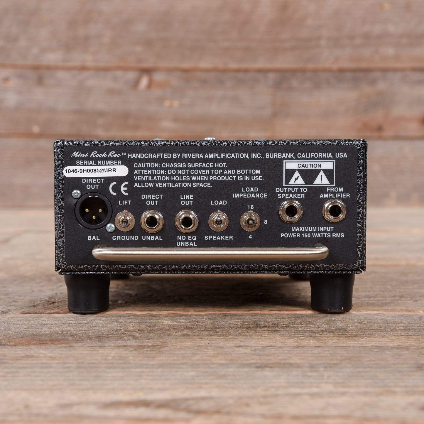 Rivera Mini RockRec Loadbox w/Built in Cab Simulator Amps / Attenuators