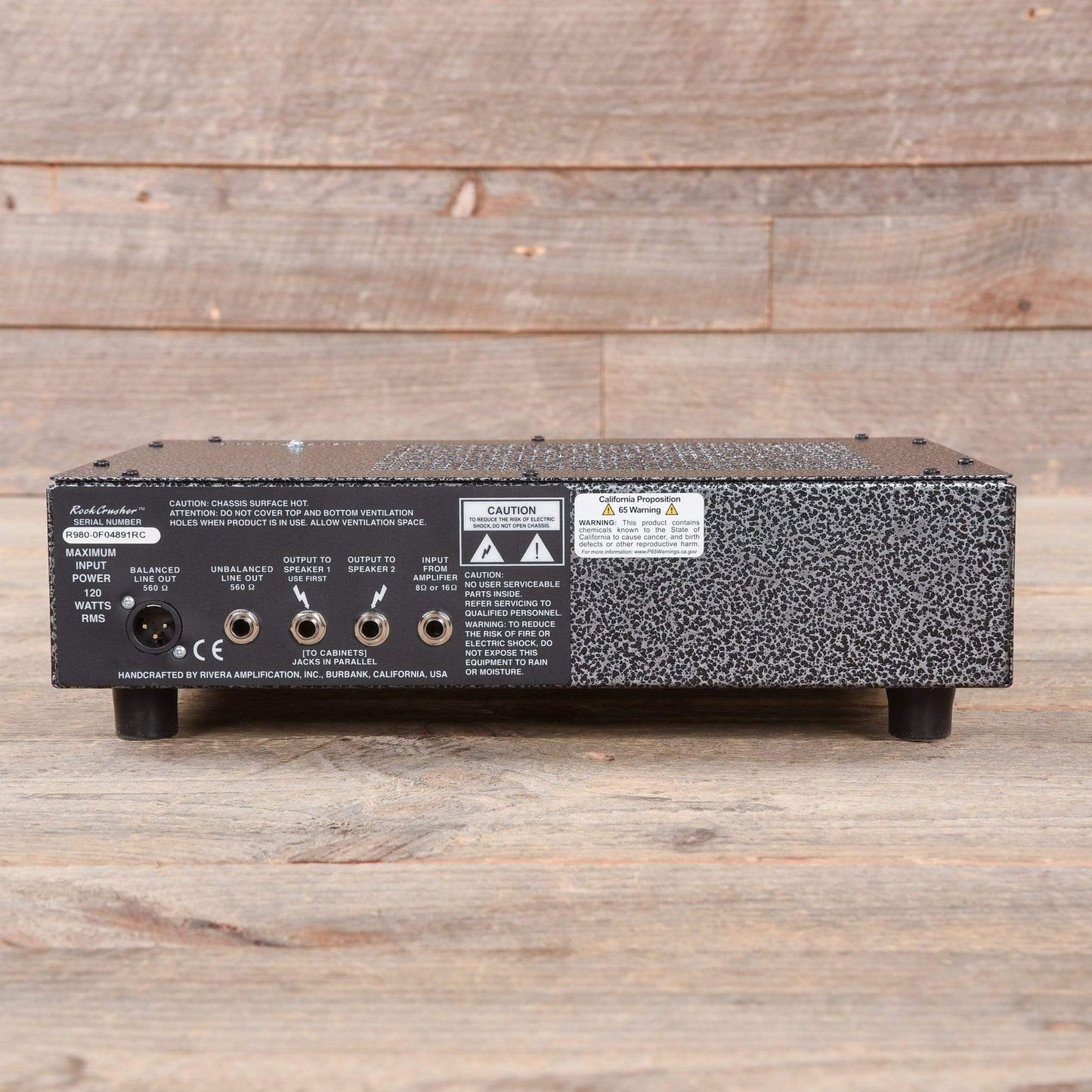 Rivera RockCrusher Power Attenuator & Load Box 8/16ohm 120W Amps / Attenuators