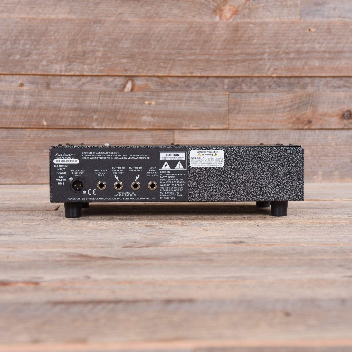 Rivera RockCrusher Power Attenuator & Load Box Gold 8/16ohm 120W Amps / Attenuators