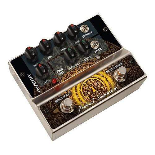 pedal metal distortion Rivera Metal Shaman Heavy Metal Distortion Pedal with Noise Gate – Chicago Music Exchange
