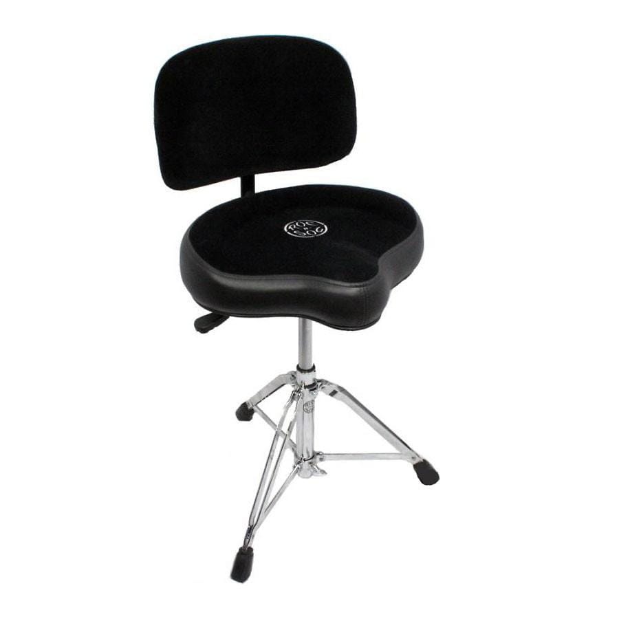 Roc-N-Soc Nitro Drum Throne Original Black w/Backrest 18"-24" Drums and Percussion / Parts and Accessories / Thrones