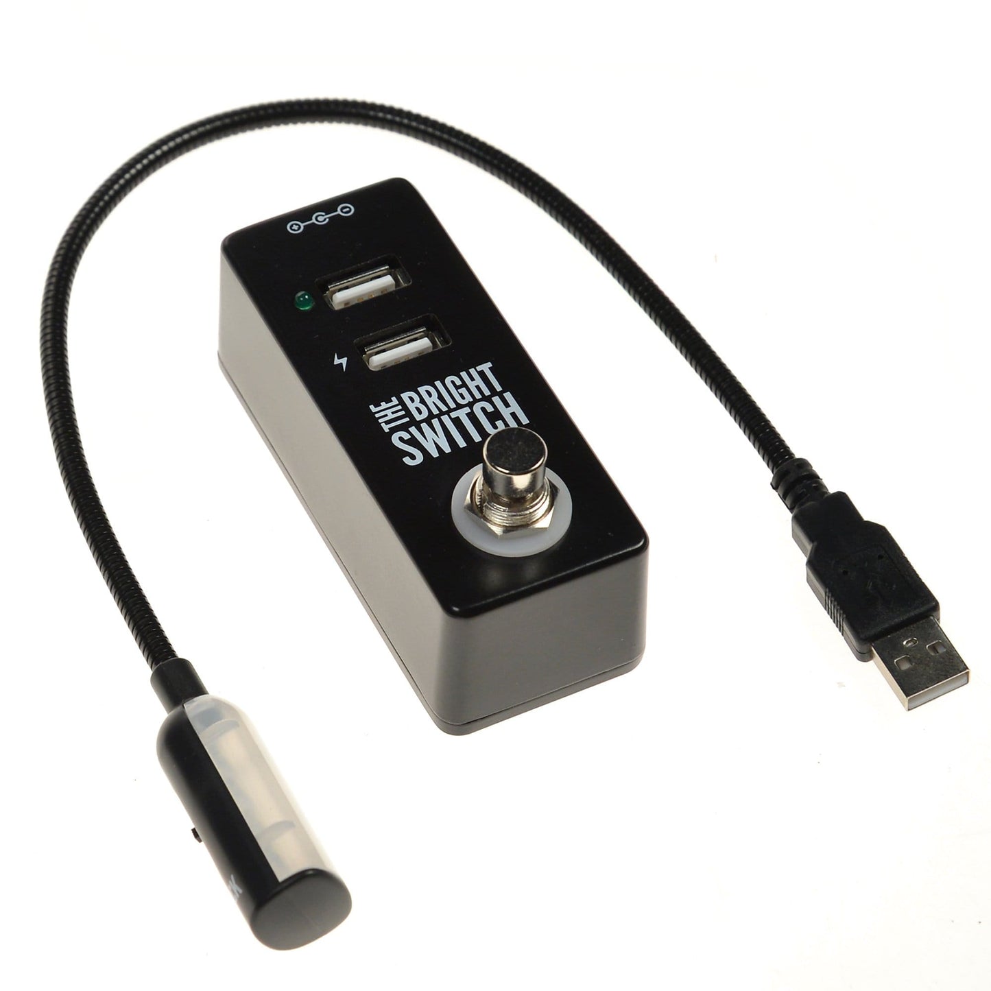 Rock Stock Pedals Bright Switch USB Utility Pedalboard Light and Charger Accessories