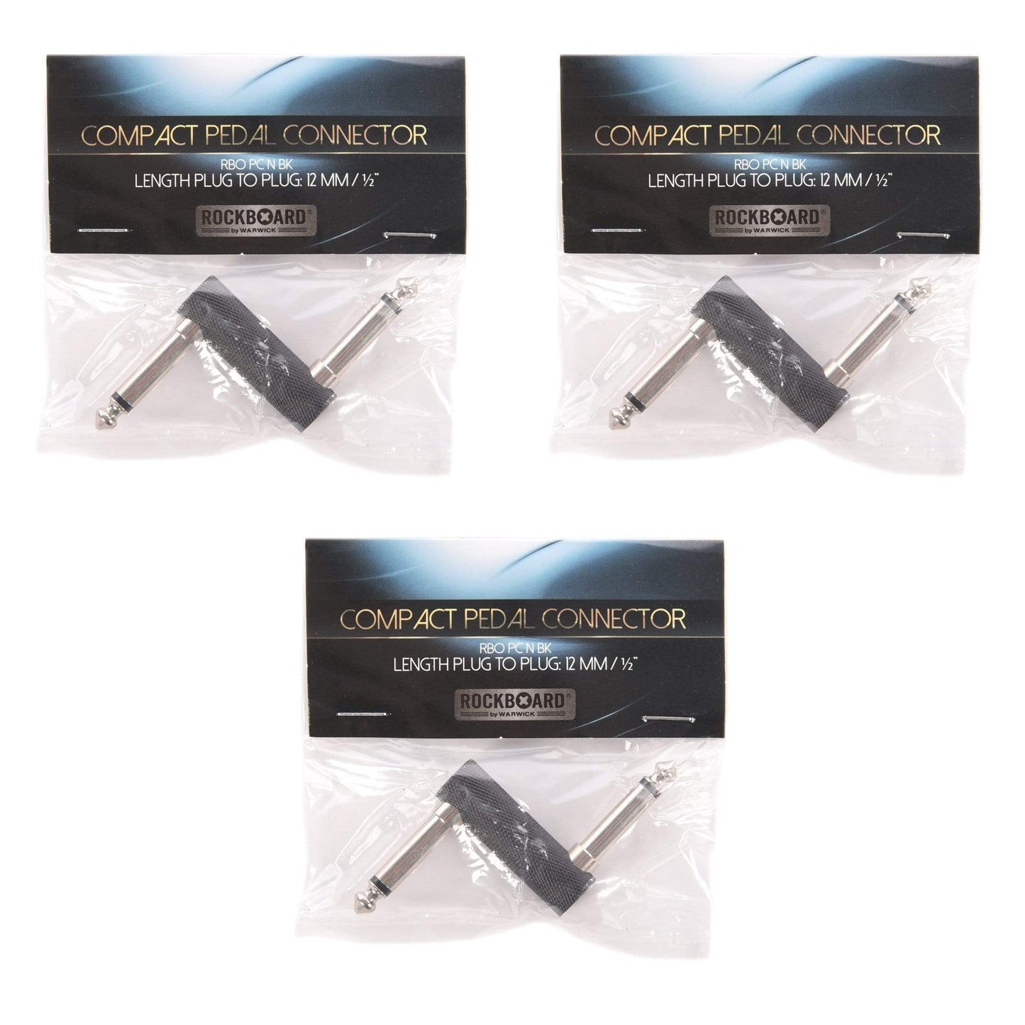 Rockgear N-Connector, 63 mm, Black 3 Pack Bundle Accessories / Cables