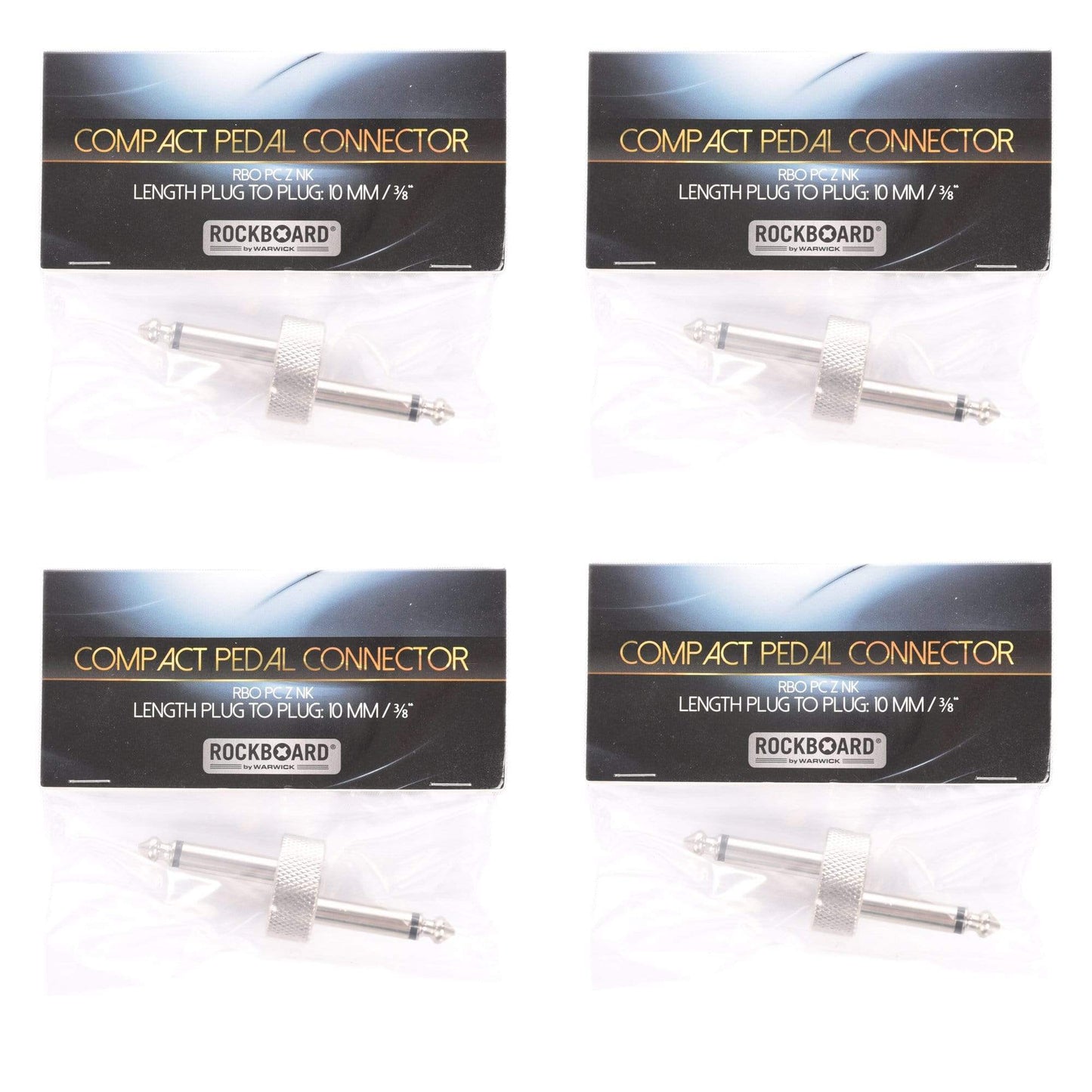 Rockgear N-Connector, 63 mm, Nickel 4 Pack Bundle Accessories / Cables