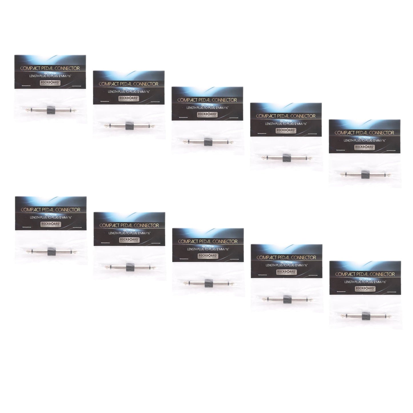 Rockgear S-Connector, 63 mm, Black 10 Pack Bundle Accessories / Cables