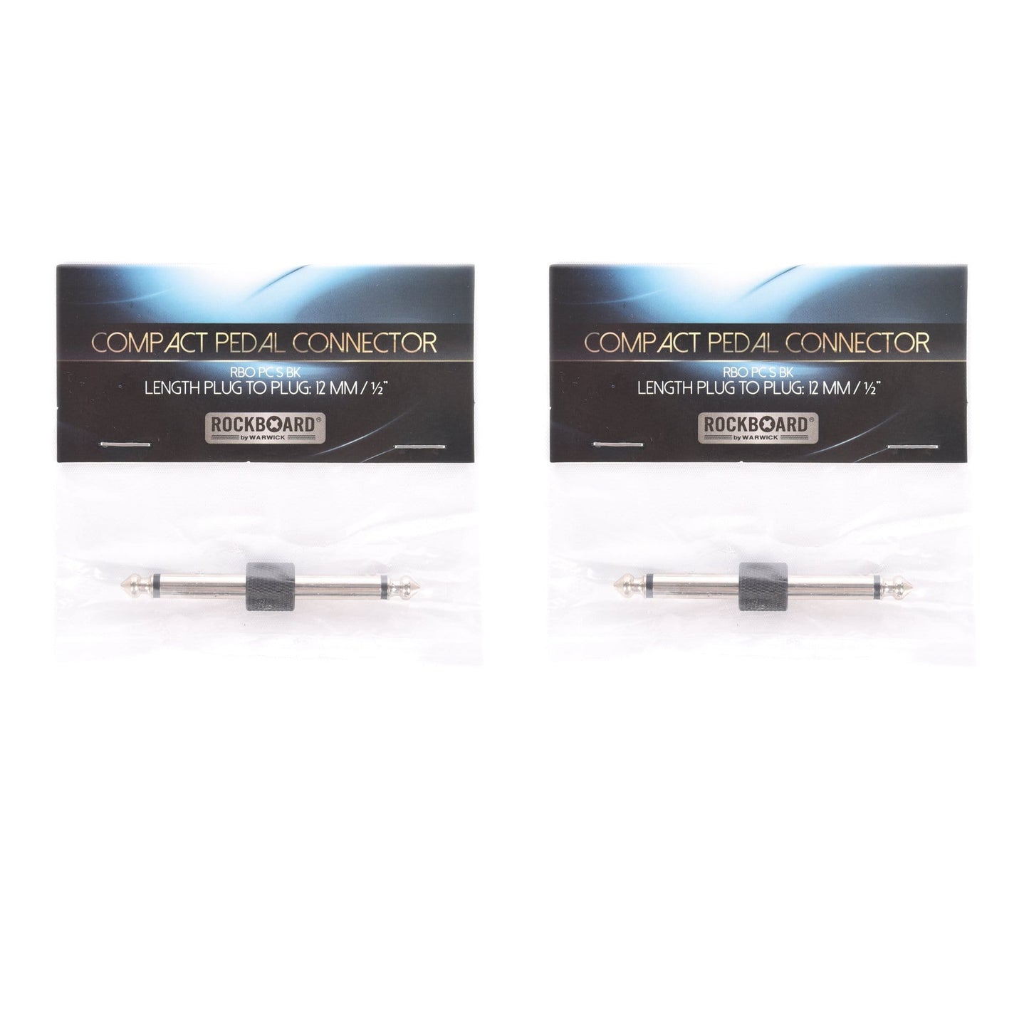 Rockgear S-Connector, 63 mm, Black 2 Pack Bundle Accessories / Cables