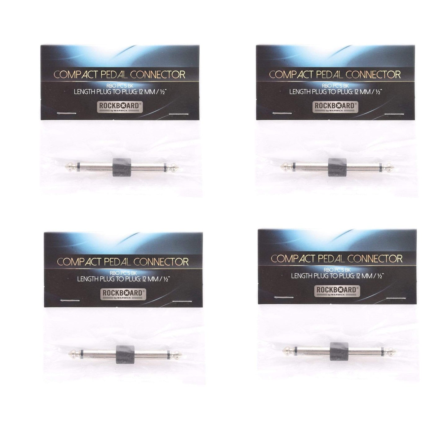Rockgear S-Connector, 63 mm, Black 4 Pack Bundle Accessories / Cables