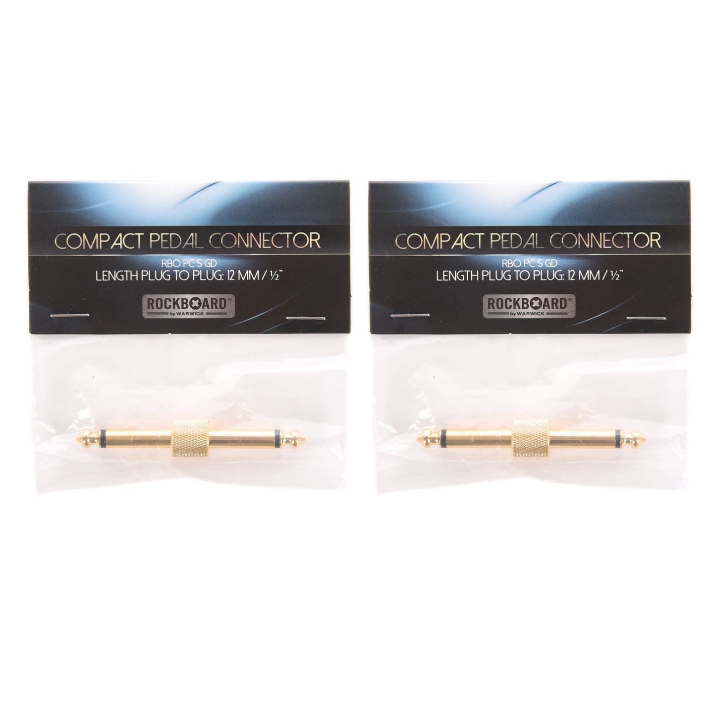 Rockgear S-Connector, 63 mm, Gold 2 Pack Bundle Accessories / Cables