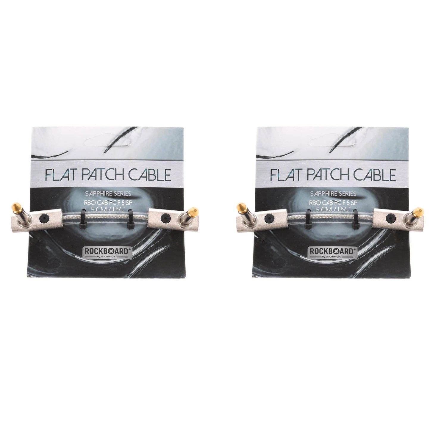 Rockgear Sapphire Series 5 cm / 1.97" 2 Pack Bundle Accessories / Cables