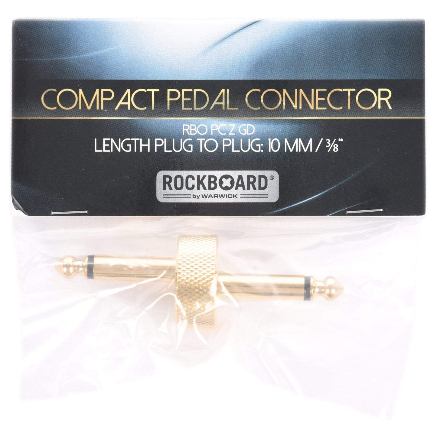 Rockgear Z-Connector, 6.3 mm, Gold Accessories / Cables