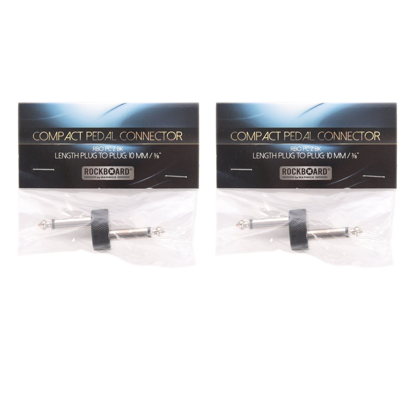 Rockgear Z-Connector, 63 mm, Black 2 Pack Bundle Accessories / Cables