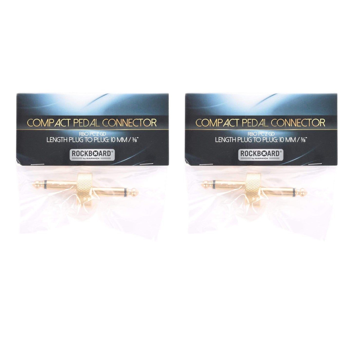 Rockgear Z-Connector, 63 mm, Gold 2 Pack Bundle Accessories / Cables