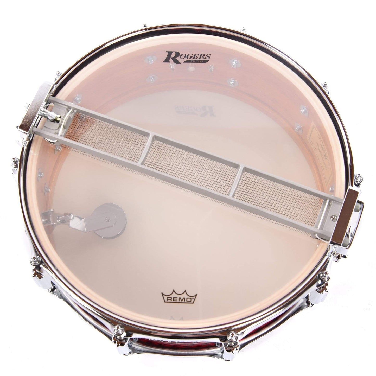 Rogers 6.5x14 Dyna-Sonic Wood Snare Drum Red Onyx Drums and Percussion / Acoustic Drums / Snare
