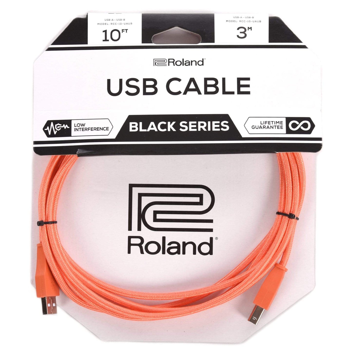 Roland 10ft USB-A to USB-B Cable Accessories / Cables