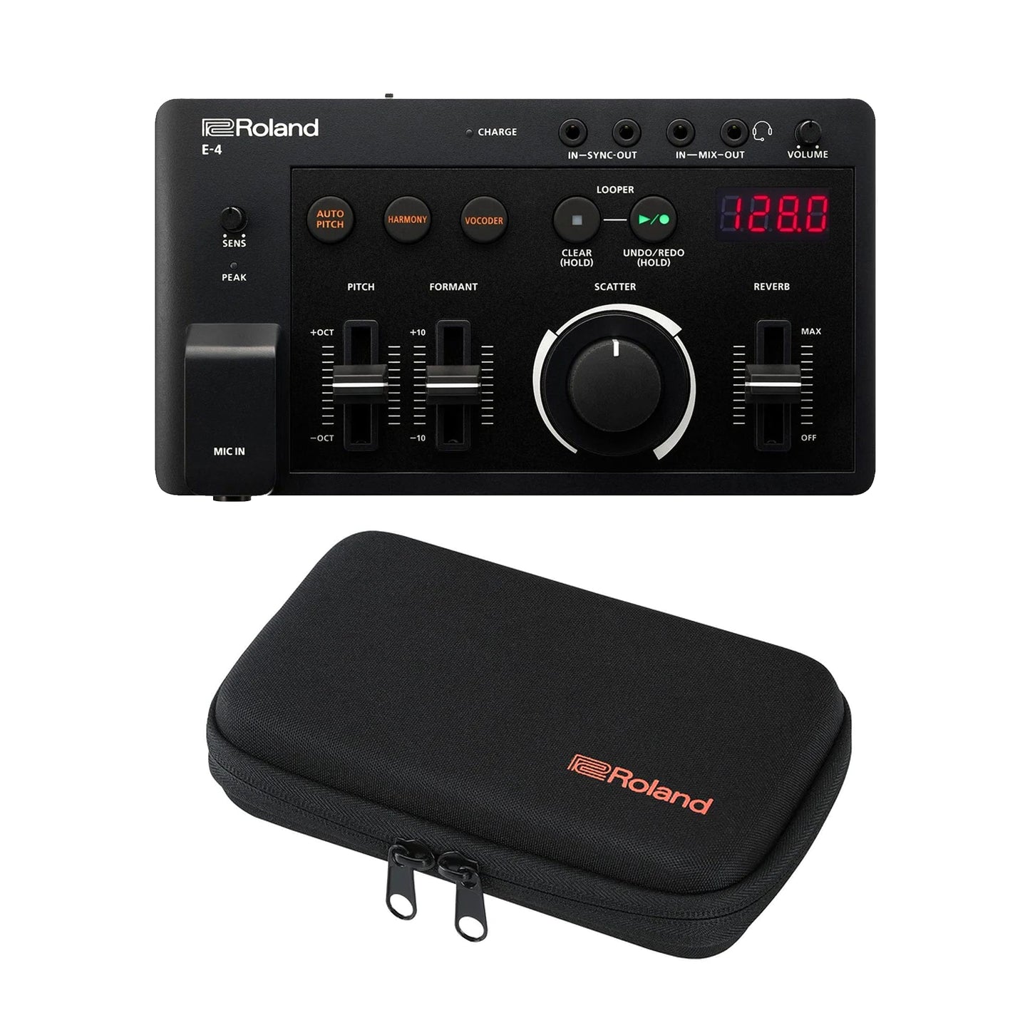 Roland Aira Compact E-4 Voice Tweaker and Carry Case Bundle Pro Audio / Outboard Gear / Multi-Effect