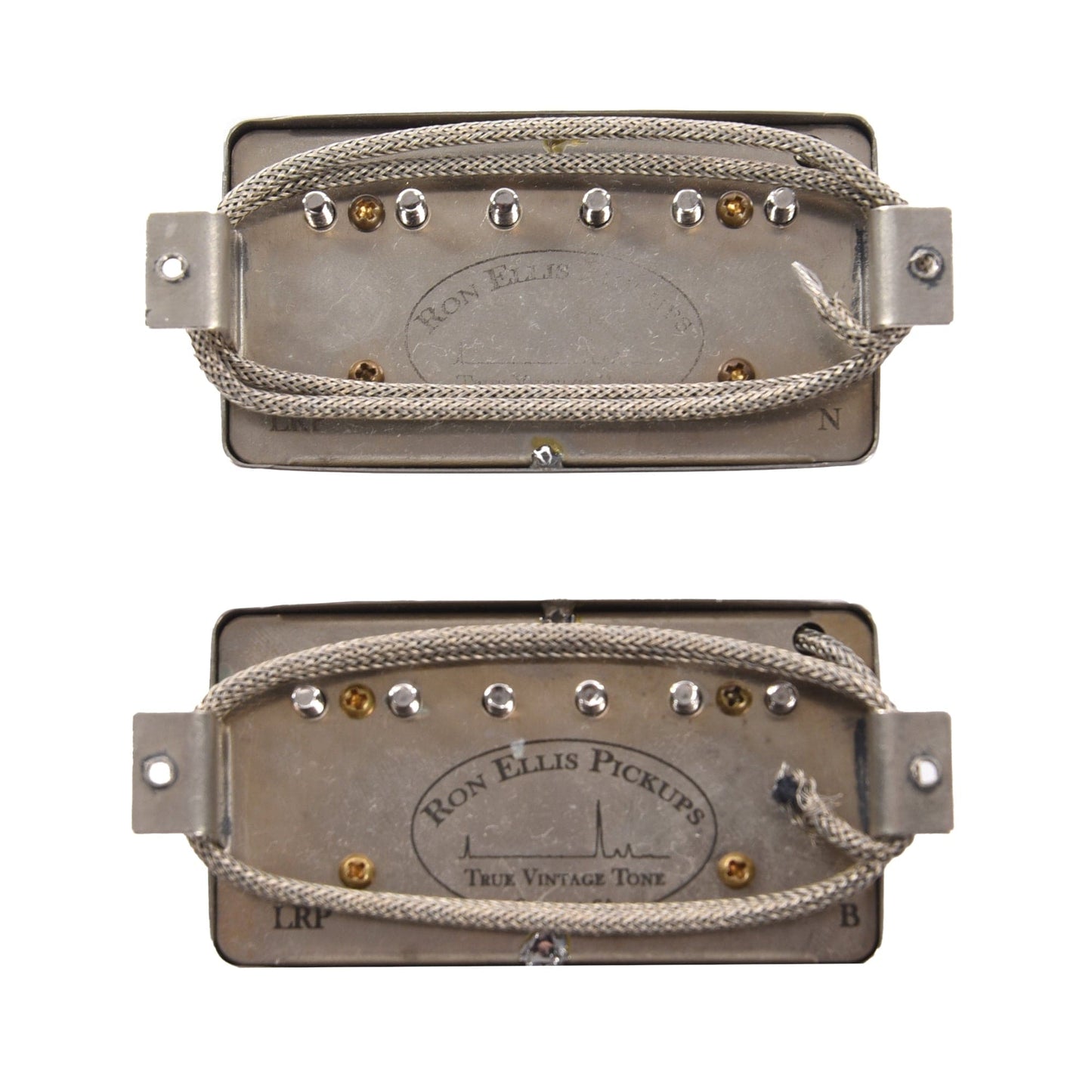 Ron Ellis LRP Humbucker Set 2-Wire Long-Leg Classic Nickel Parts / Guitar Pickups