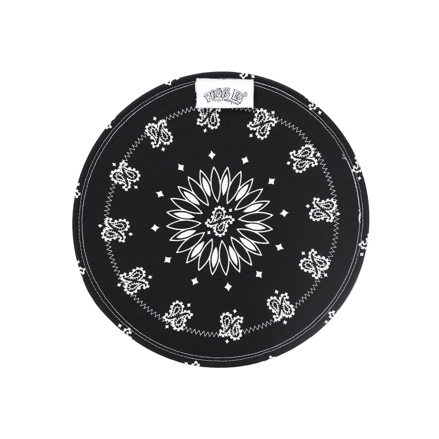 Roots EQ Solid Black Bandana 10" Drums and Percussion / Parts and Accessories / Drum Parts