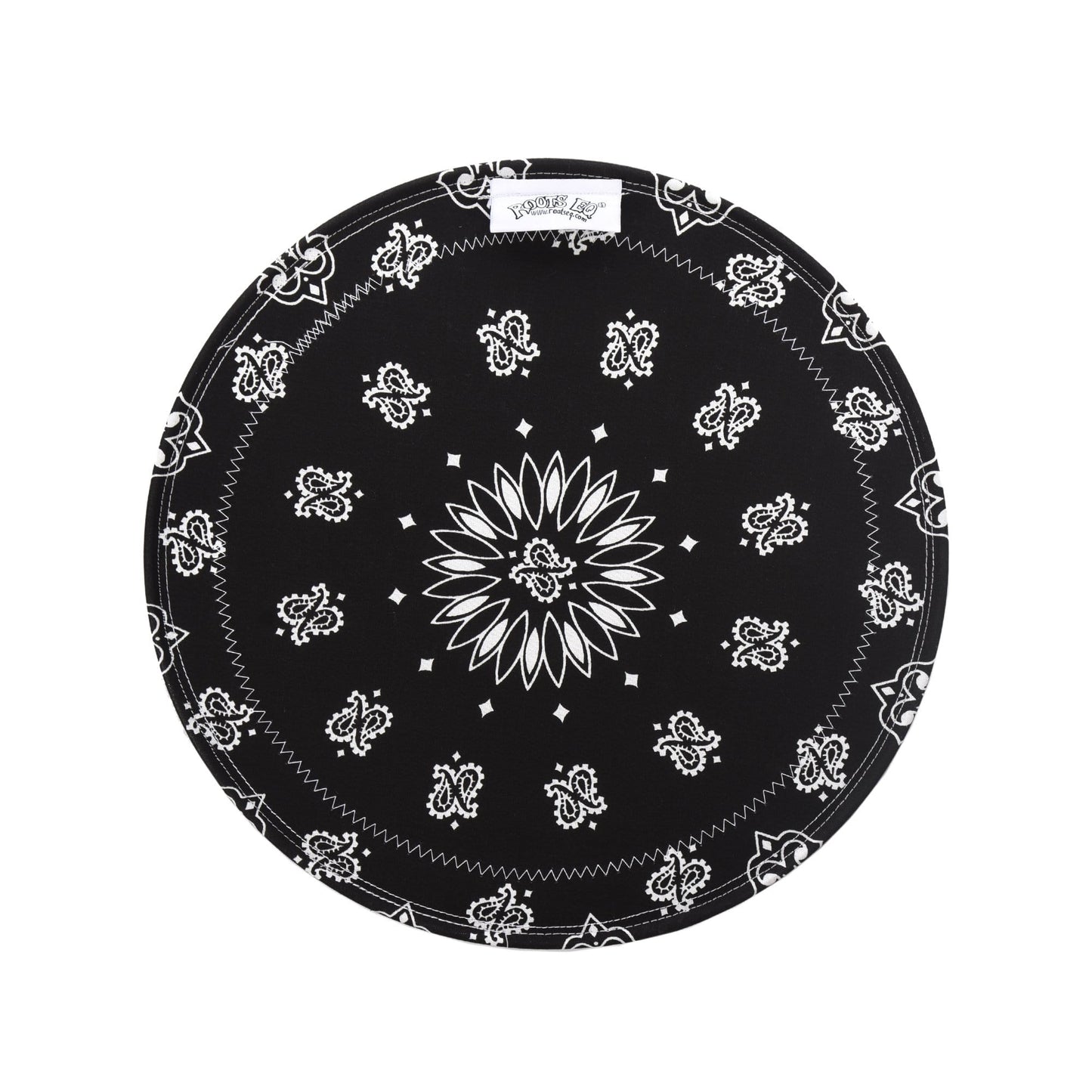 Roots EQ Solid Black Bandana 12" Drums and Percussion / Parts and Accessories / Drum Parts