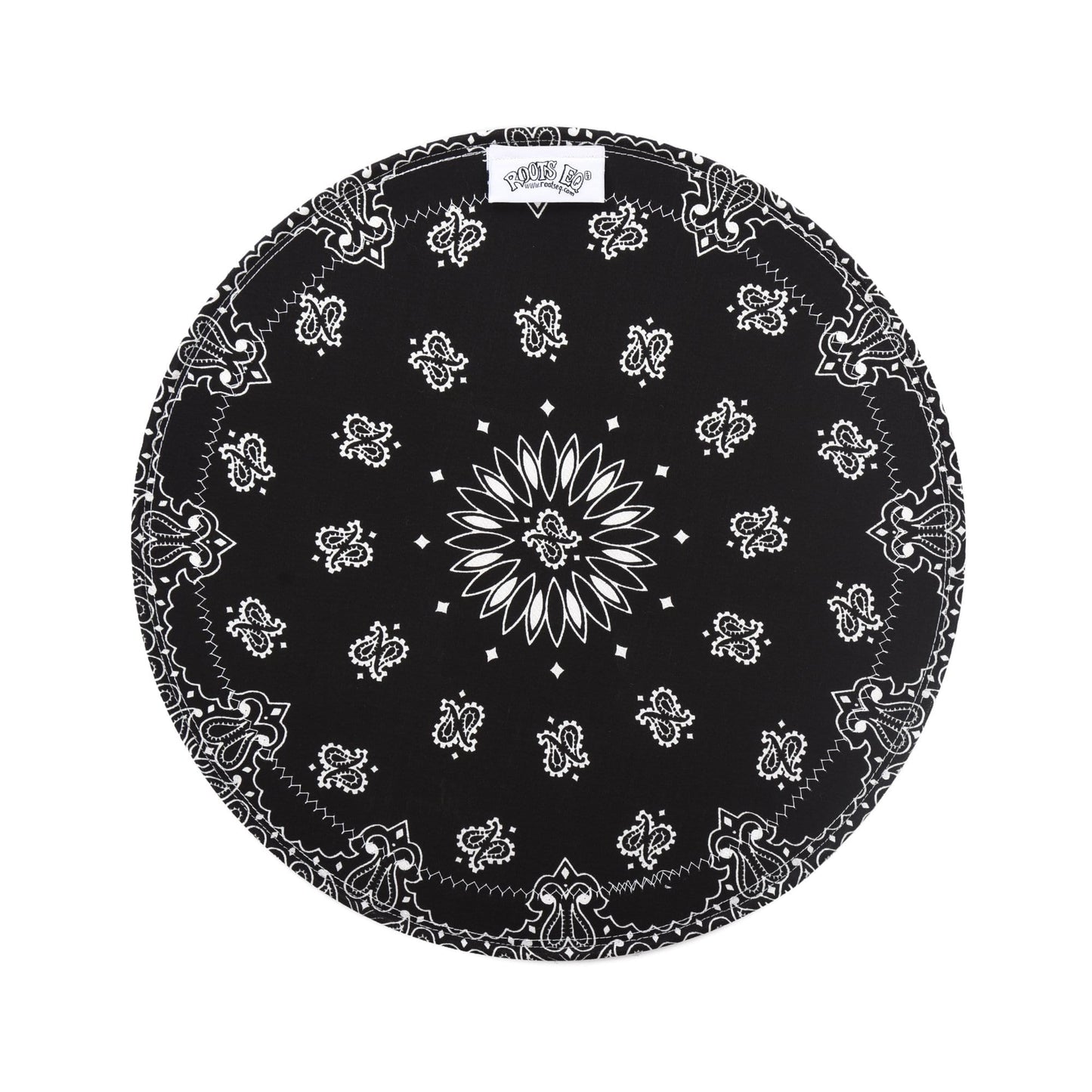 Roots EQ Solid Black Bandana 14" Drums and Percussion / Parts and Accessories / Drum Parts