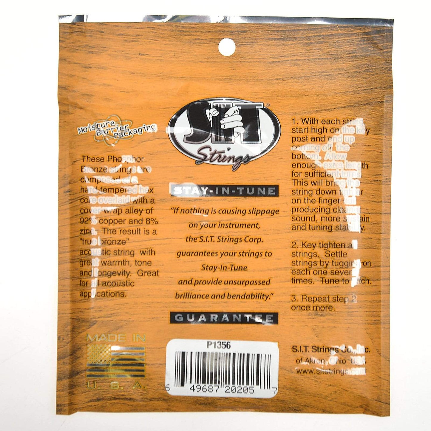 S.I.T. Phosphor Bronze Acoustic Strings 13-56 Accessories / Strings / Guitar Strings