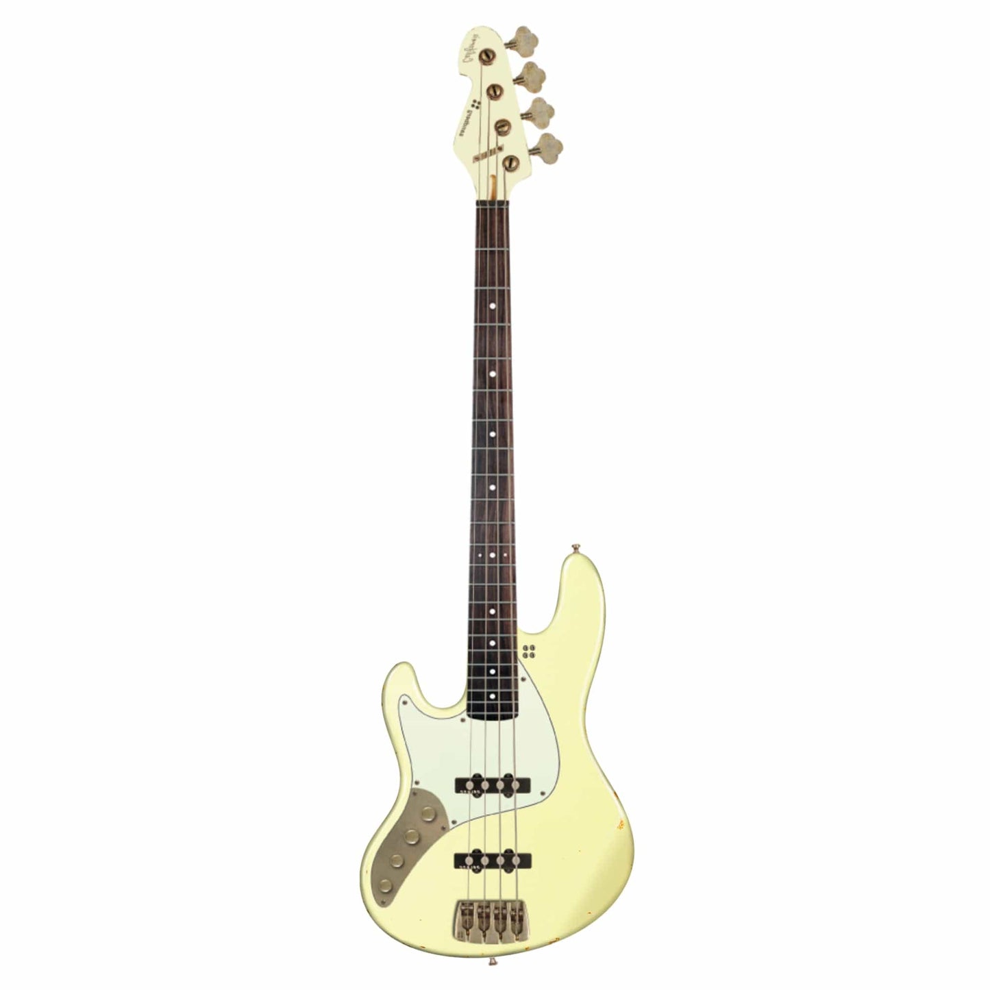 Sandberg California TT LEFTY Soft Aged Creme w/Roasted Neck & Matching Headstock Bass Guitars / Left-Handed