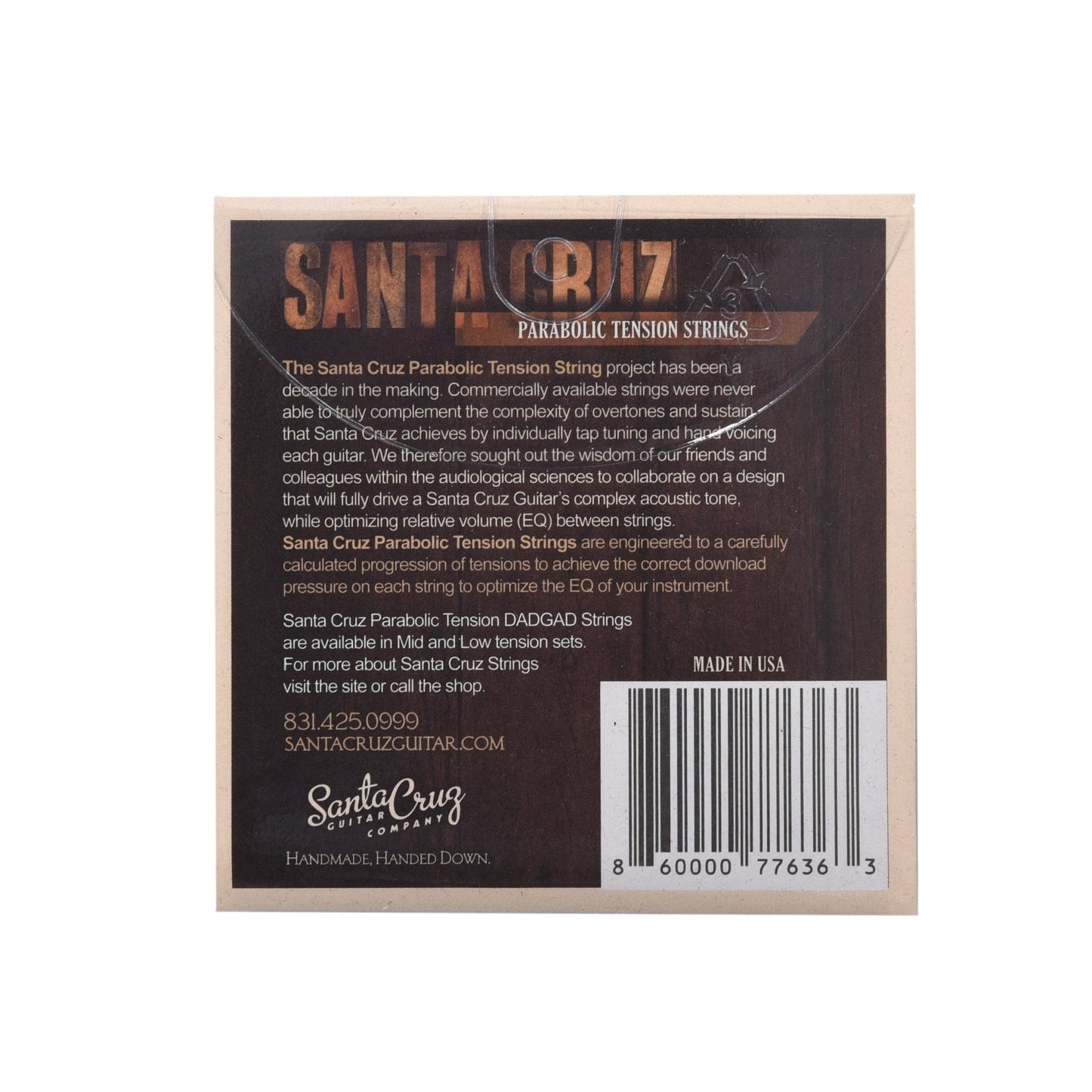 Santa Cruz Parabolic Tension Strings DADGAD Low Tension Accessories / Strings / Guitar Strings