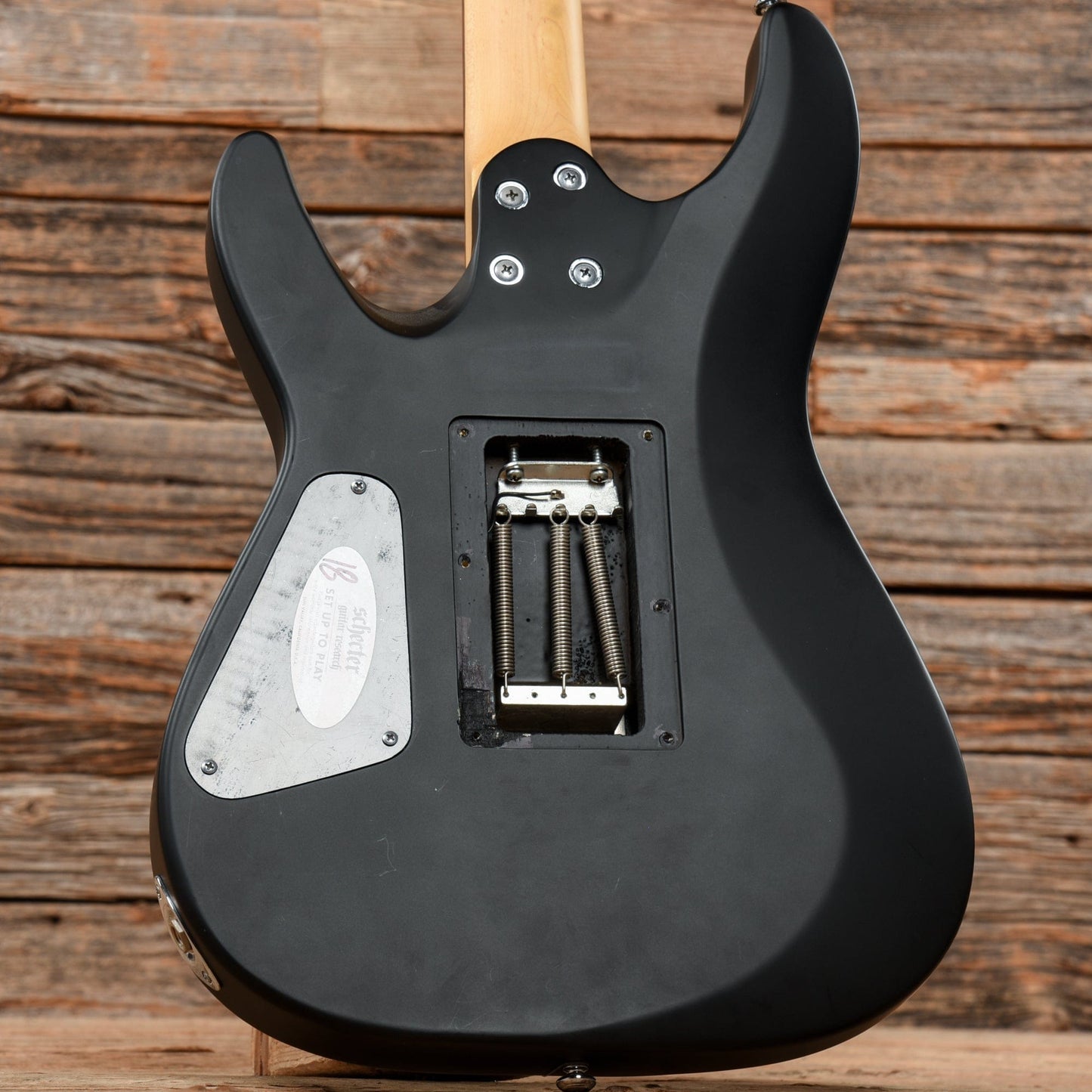 Schecter C-6 FR Deluxe Satin Black 2015 Electric Guitars / Solid Body