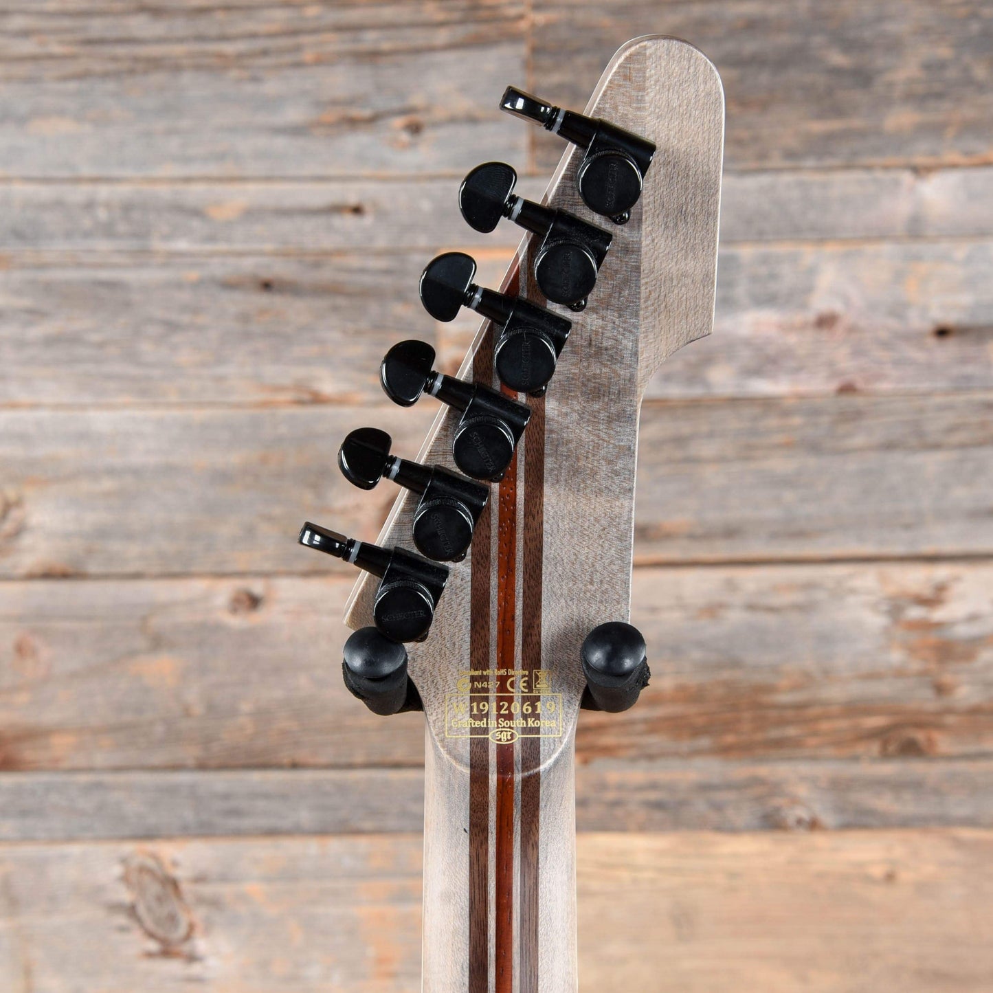 Schecter E-1 SLS Evil Twin Satin Black 2019 Electric Guitars / Solid Body