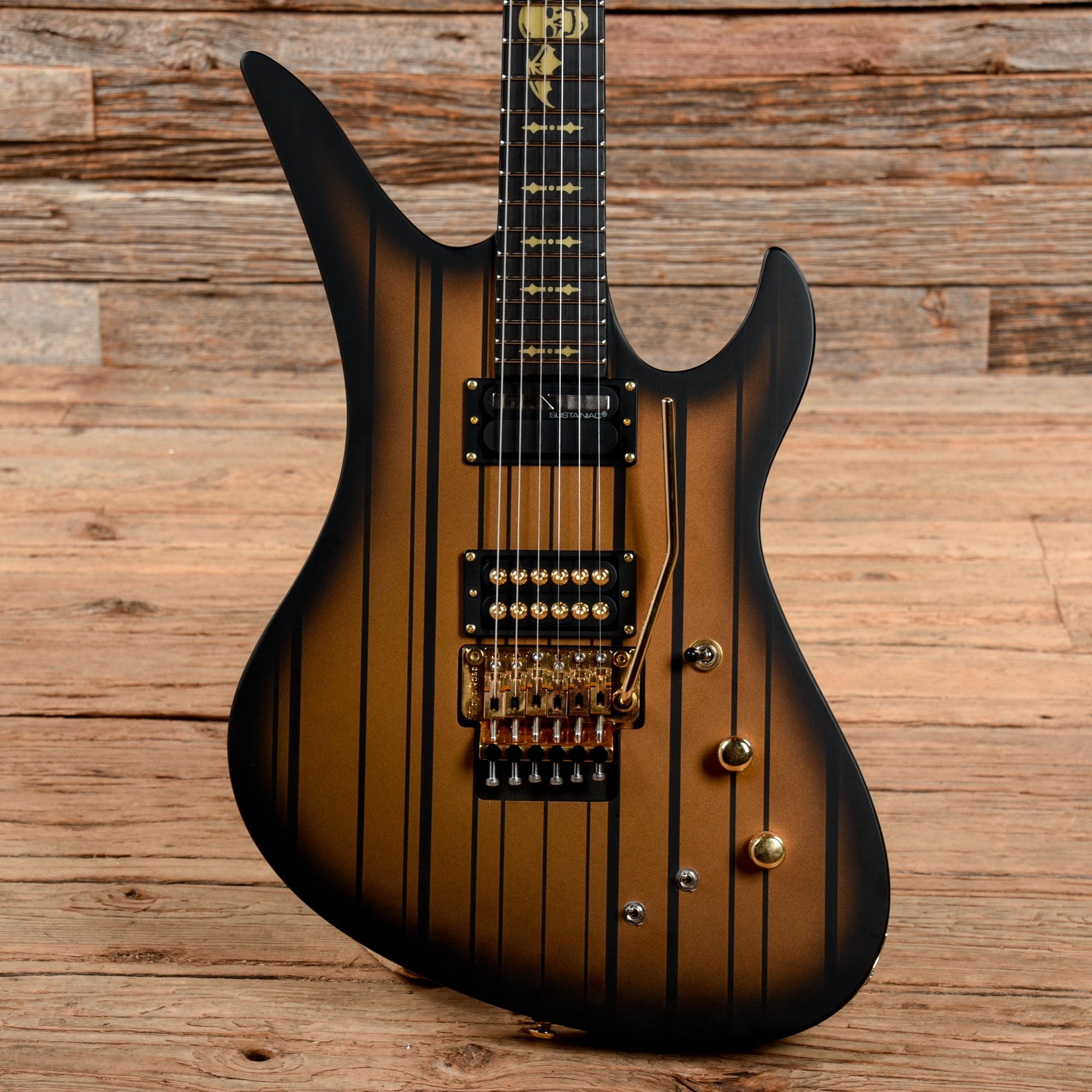 Schecter Synyster Gates Custom S Satin Gold Burst 2016 Chicago Music schecter-synyster-gates-custom-s-satin-gold-burst-2016-chicago-music