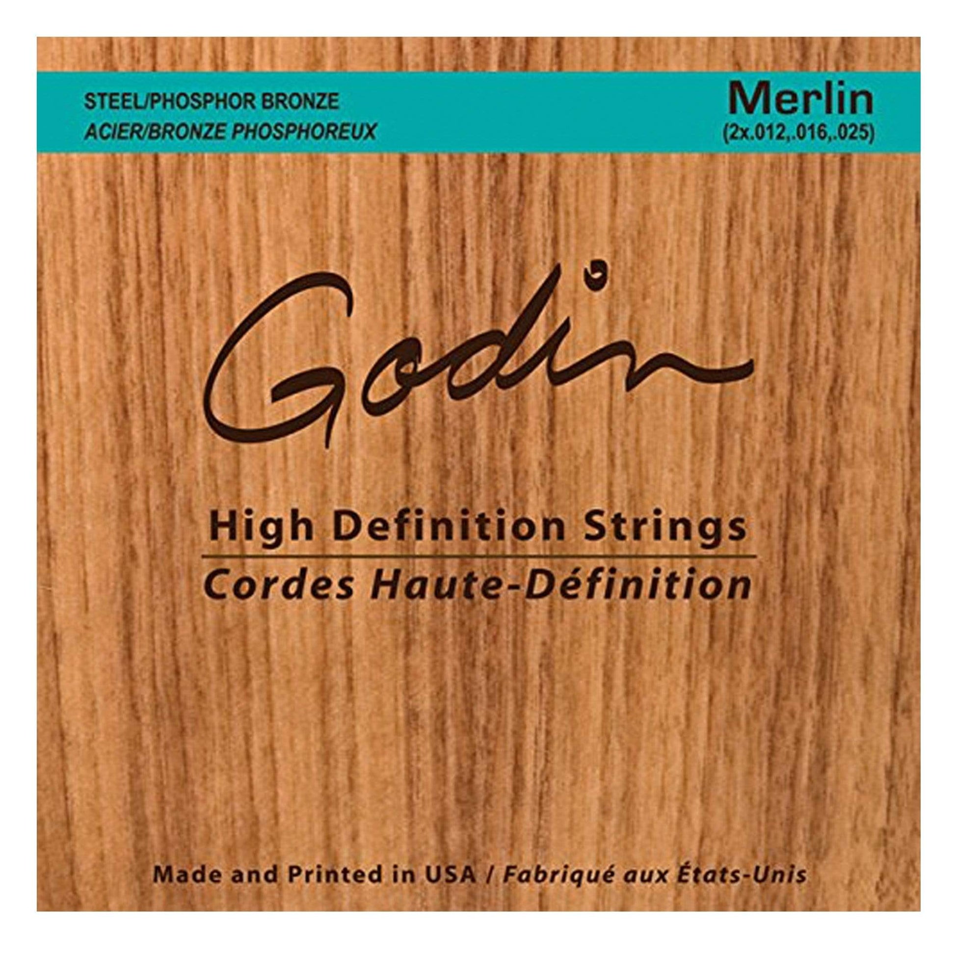 Seagull Merlin High-Definition Strings 12-25 (12 Pack Bundle) Accessories / Strings / Other Strings