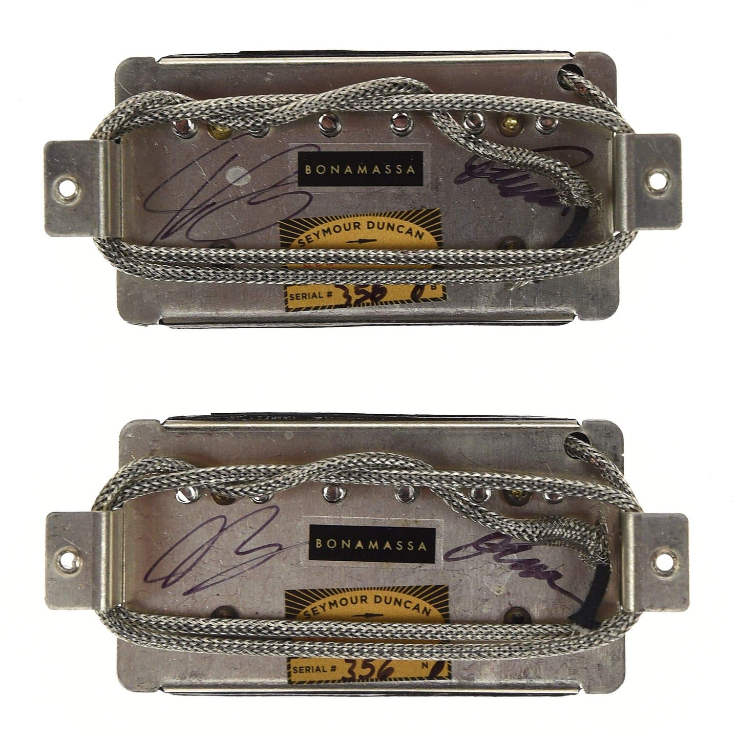 Seymour Duncan Custom Shop Joe Bonamassa Amos Humbucker Set Black Parts / Guitar Pickups