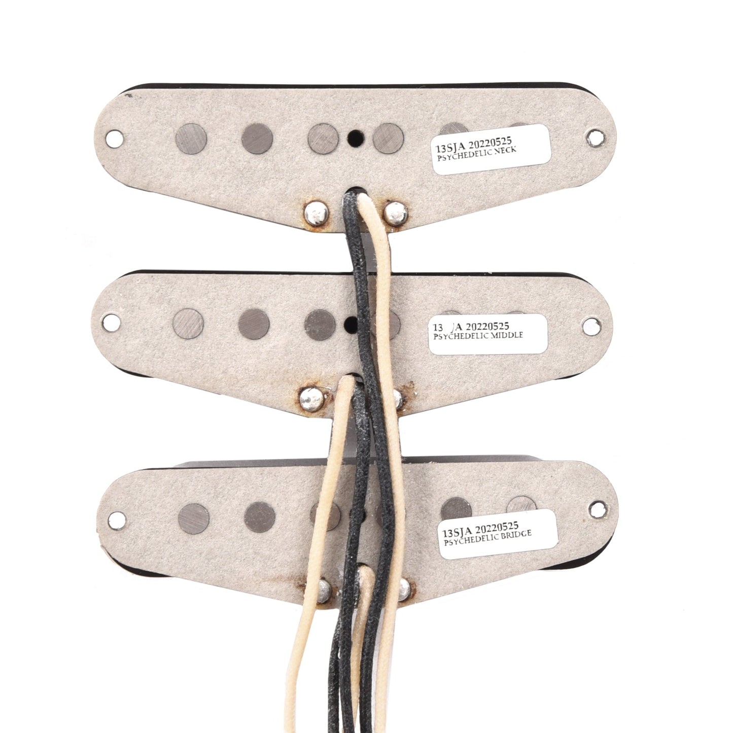 Seymour Duncan Custom Shop Scooped Strat Set Black Parts / Guitar Pickups