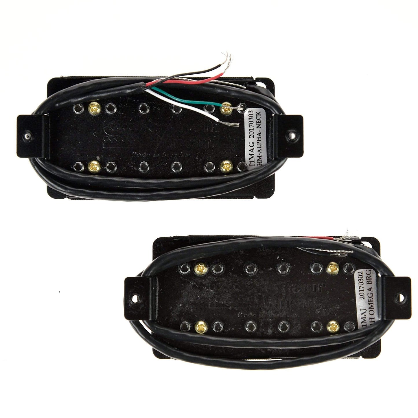 Seymour Duncan Mark Holcomb Alpha & Omega Set Black 6 String Parts / Guitar Pickups