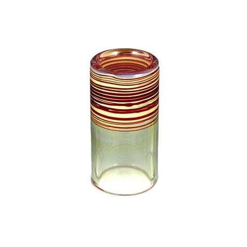 Silica Sound 422 Large Shorty Glass Slide - Ruby Red Accessories / Slides