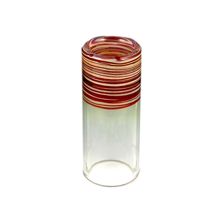 Silica Sound 424 Thick Regular Glass Slide - Ruby Red Accessories / Slides