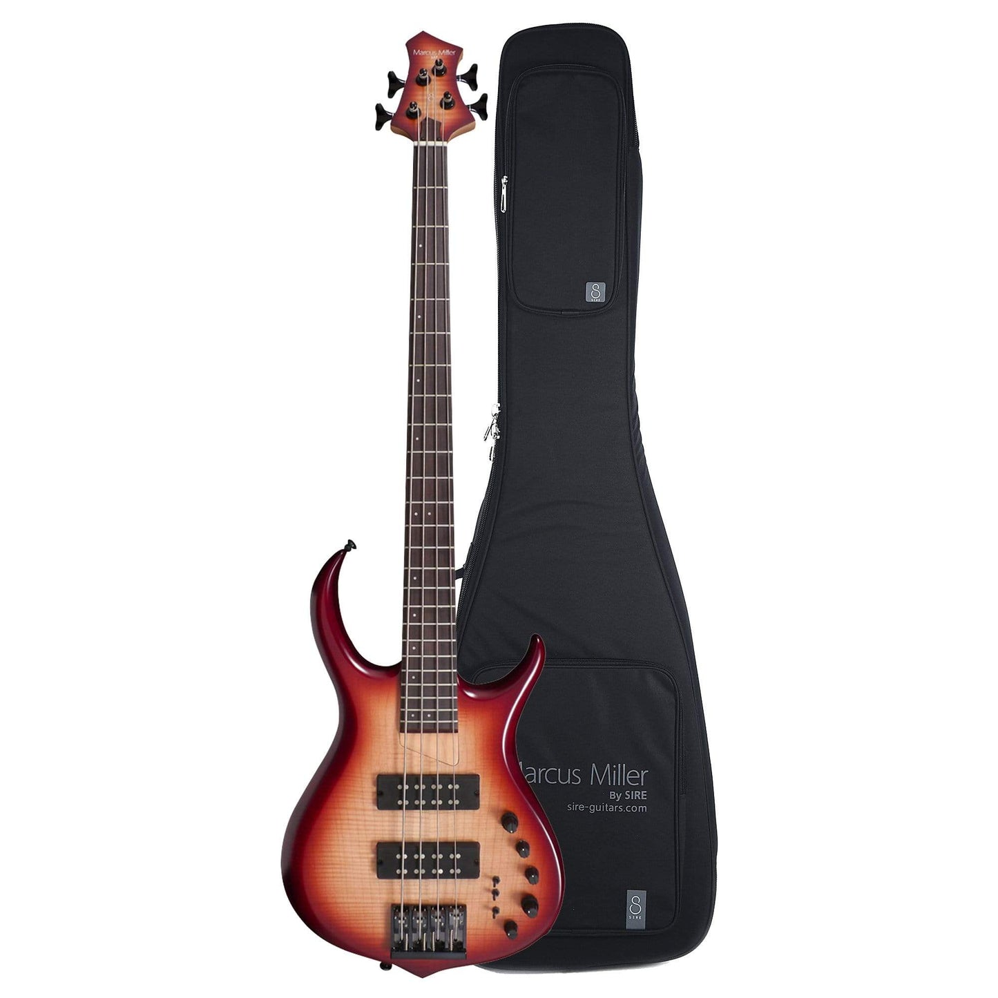 Sire Marcus Miller M7 Alder/Maple 4-String Brown Sunburst (2nd Gen) and Sire Gig Bag Bundle Bass Guitars / 4-String