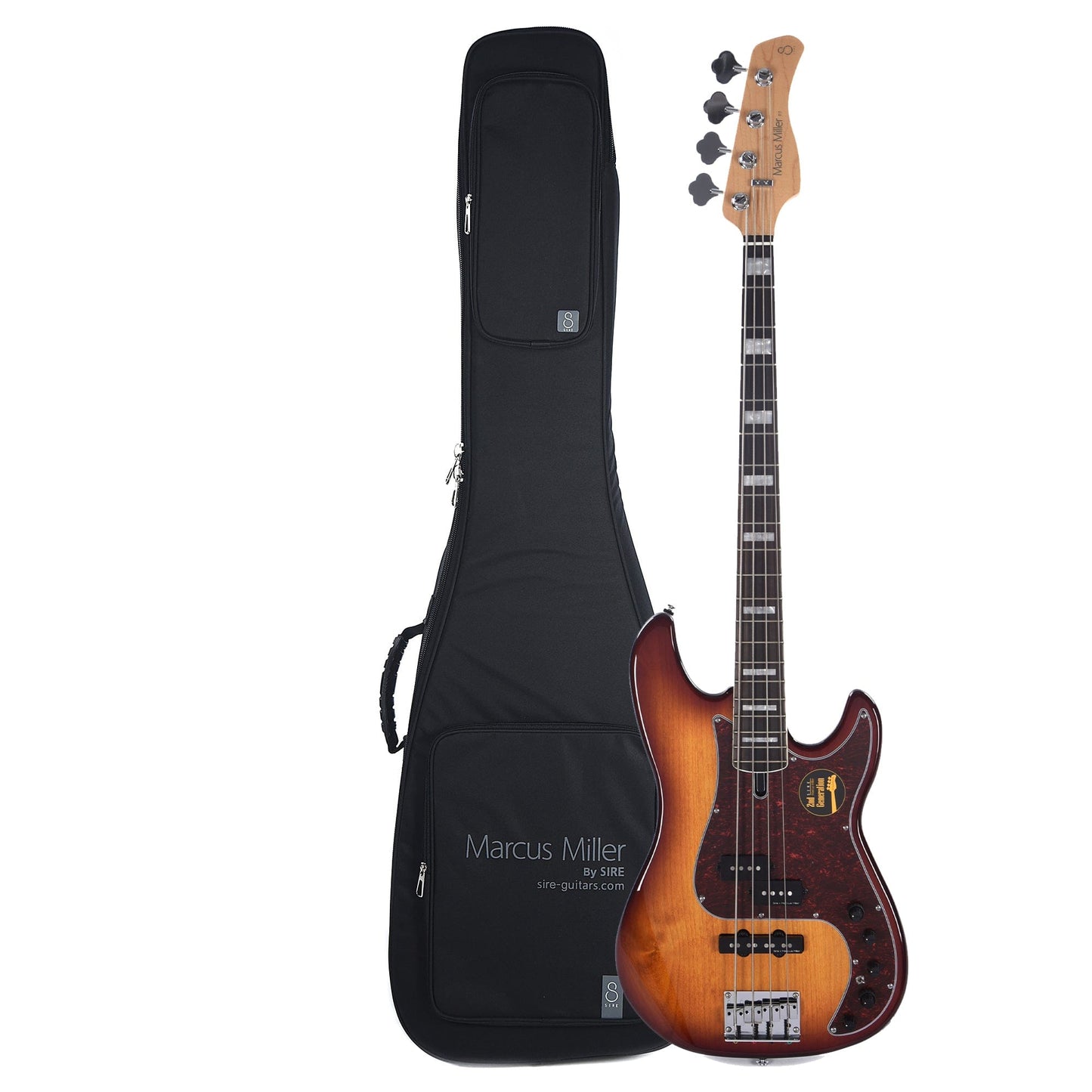 Sire Marcus Miller P7 Alder 4-String Tobacco Sunburst (2nd Gen) and Sire Gig Bag Bundle Bass Guitars / 4-String