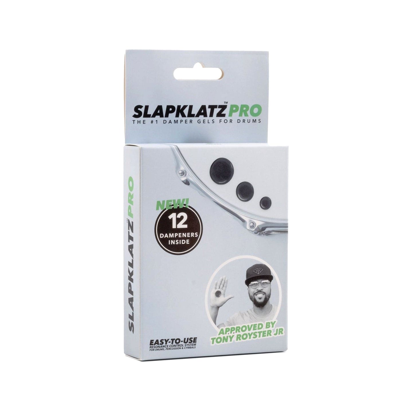 Slapklatz Pro 12-Pack w/Case Black Drums and Percussion / Parts and Accessories / Drum Parts