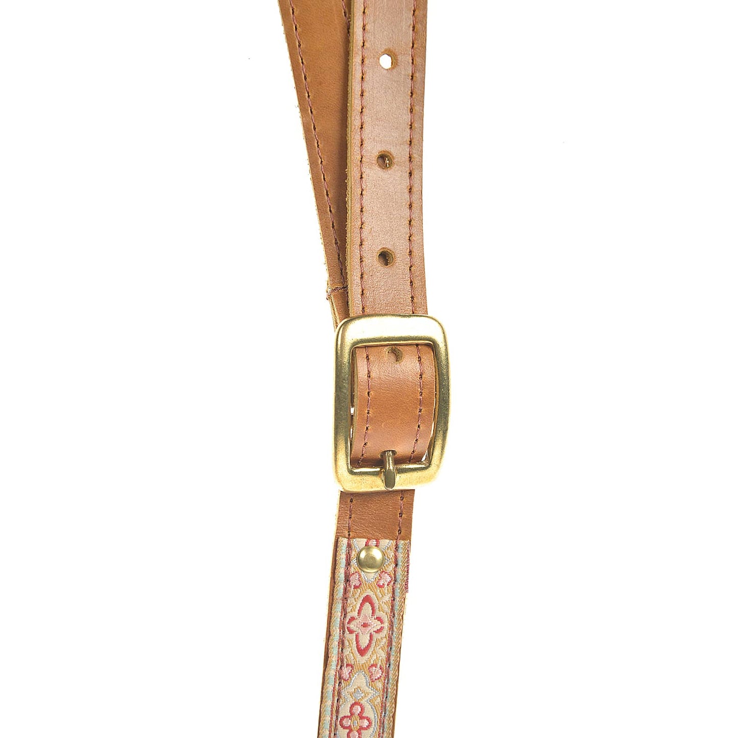 Souldier Anouk Saddle Strip 3/4" Guitar Strap Burgundy/Pink Accessories / Straps