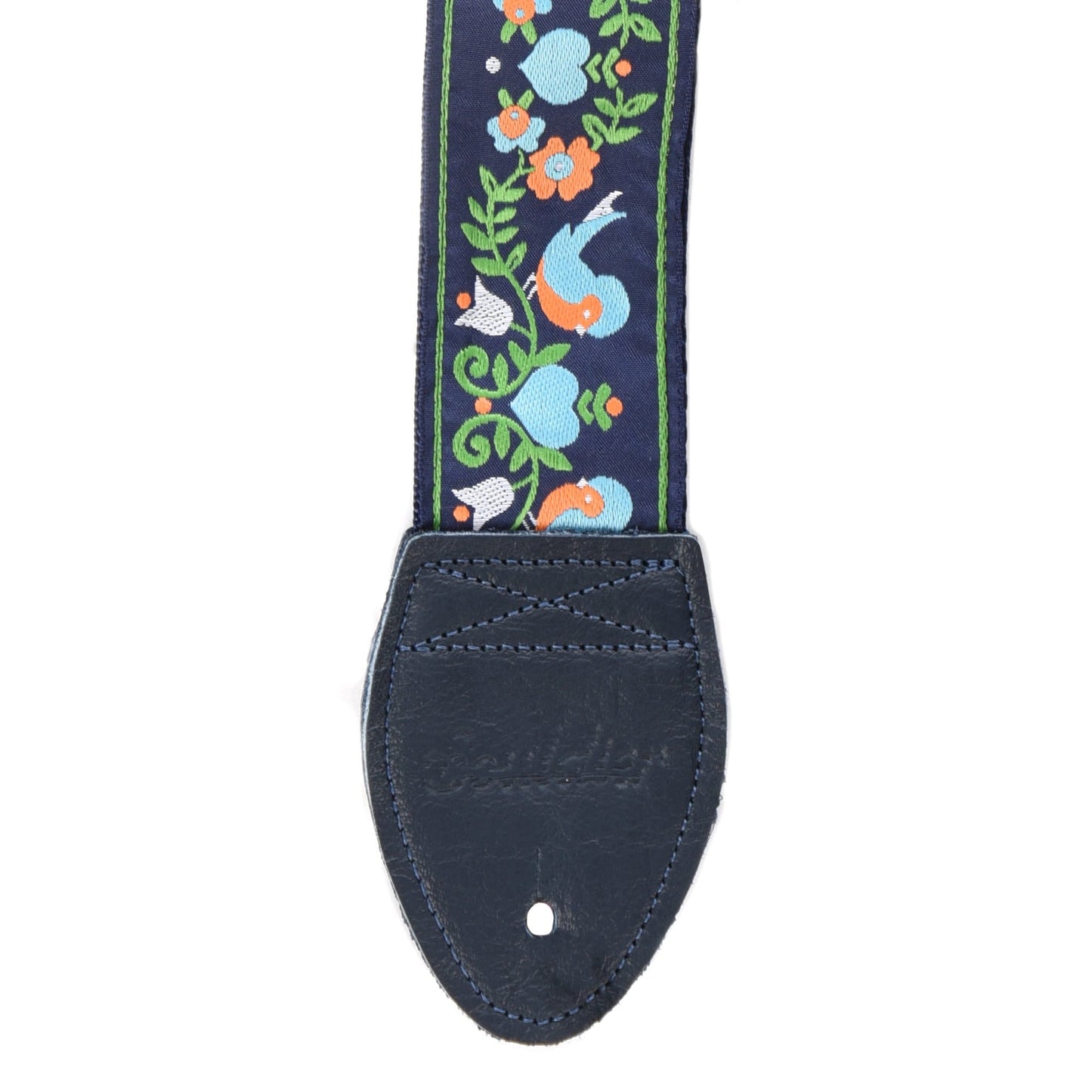 Souldier Lovebirds Light Blue on Navy (Navy Belt & Navy Ends) Accessories / Straps
