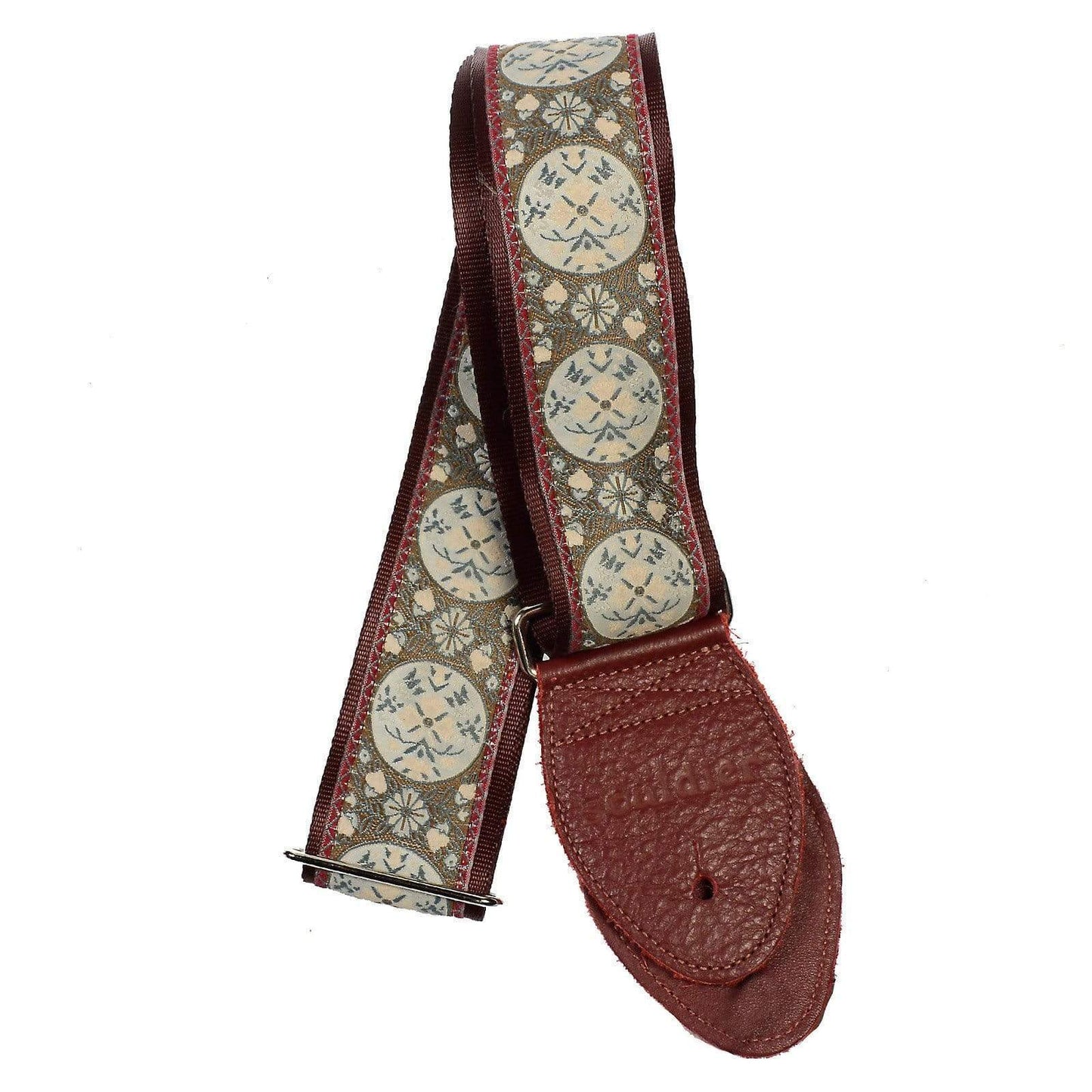 Souldier Medallion - Maroon on Burgundy Belt (Burgundy Ends) Accessories / Straps