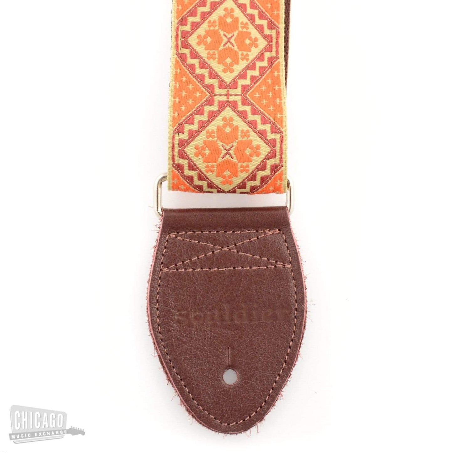 Souldier Rustic Orange Burgundy Tan (Burgundy Belt & Ends) Accessories / Straps