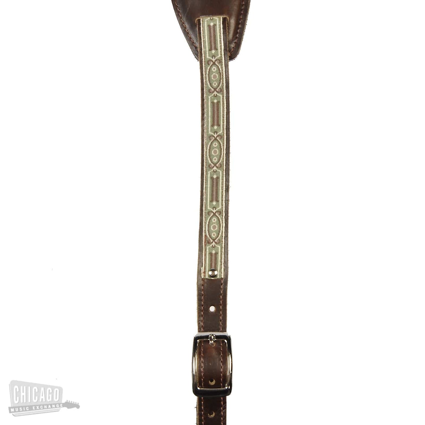 Souldier Saddle Strap Pistachio Forest w/Brown Strap & Brown Pad Accessories / Straps